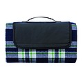 Tartan picnic blanket, blue