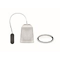 Tea infuser in stainless steel, black