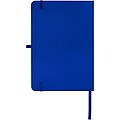 Teak A5 recycled hard cover notebook with lined pages, royal blue
