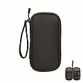 Tech organiser pouch 600D RPET, black