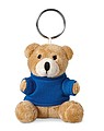 Teddy bear key ring, blue