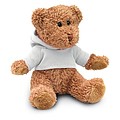 Teddy bear plus with t-shirt, white