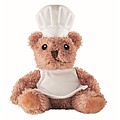 Teddy bear plush chef, white