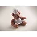 Teddy bear plush chef, white