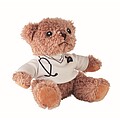 Teddy bear plush doctor, white