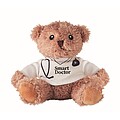 Teddy bear plush doctor, white