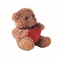 Teddy bear plush with heart, red