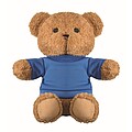 Teddy bear with t-shirt 23 cm, blue