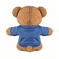 Teddy bear with t-shirt 23 cm, blue