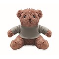 Teddy bear with t-shirt, grey