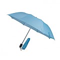 Telescope collapsible umbrella, light blue