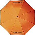 Telescope collapsible umbrella, orange