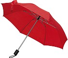 Telescope collapsible umbrella, red
