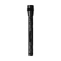 Telescopic aluminium flash light.Black