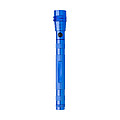 Telescopic aluminium flash light.Cobalt blue