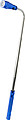 Telescopic aluminium flash light.Cobalt blue