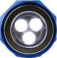 Telescopic aluminium flash light.Cobalt blue