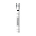 Telescopic aluminium flash light.Silver
