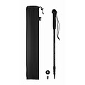 Telescopic walking pole, black