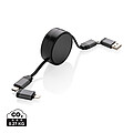 Terra RCS recycled aluminium retractable 6 in 1 cable