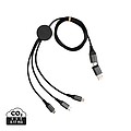 Terra RCS recycled aluminum 120 cm 6-in-1 cable