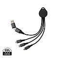 Terra RCS recycled aluminum 6-in-1 charging cable