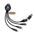 Terra RCS recycled aluminum 6-in-1 charging cable