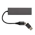 Terra RCS recycled aluminum hub with 3 USB ports