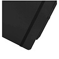 Thalaasa A5 ocean-bound hard cover notebook with ballpoint pen, solid black