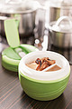 Thermobox, keeps food hot or cold up to 4 hours, capacity approx. 450 ml,colour green