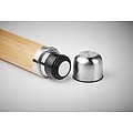 Thermoflask with bamboo cover