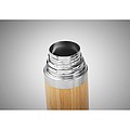 Thermoflask with bamboo cover