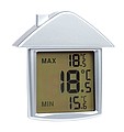 Thermometer with temperature display,colour silver