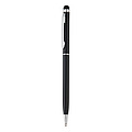 Thin metal stylus pen black