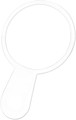 Thin plastic magnifying glassWhite
