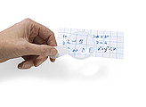 Thin plastic magnifying glassWhite
