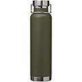 Thor 650 ml RCS recycled stainless steel copper vacuum insulated water bottle, forest green