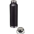 Thor 650 ml RCS recycled stainless steel copper vacuum insulated water bottle, solid black
