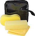 Three piece car wash set.Yellow