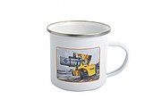 Tin mug for sublimation printing, volume 350 ml