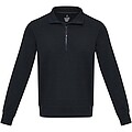 Tin unisex Aware™ recycled quarter zip sweater, navy