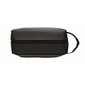 Toiletry bag in 600D RPET, black