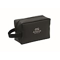 Toiletry bag in 600D RPET, black