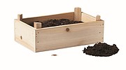 Tomato kit in wooden crate