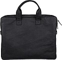 Tomato leather laptop bag Lillian, black