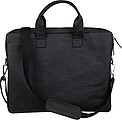 Tomato leather laptop bag Lillian, black