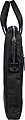 Tomato leather laptop bag Lillian, black