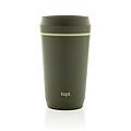 Topl Recycled Plastic To Go Tumbler Patented 360 Lid 354ml, green