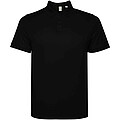 Tormo short sleeve mens polo, solid black