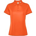 Tormo short sleeve womens polo, fire orange
